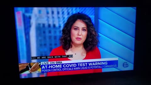 MSM ADMITS TAKEHOME COVID TESTS HAVE POISIONESS SUBSTANCE