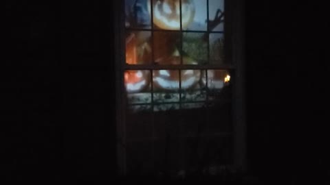 Happy Halloween window