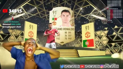 iShowSpeed FINALLY Packs Ronaldo!