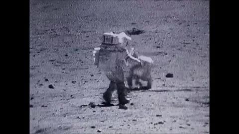 Astronauts falling on the Moon, NASA Apollo Mission Landed on the Lunar Surface