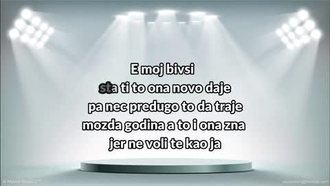 Sladja Allegro - Moj bivsi (Karaoke Studio D)™