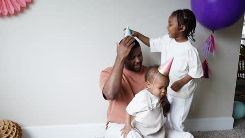 A Family Celebrating a Birthday