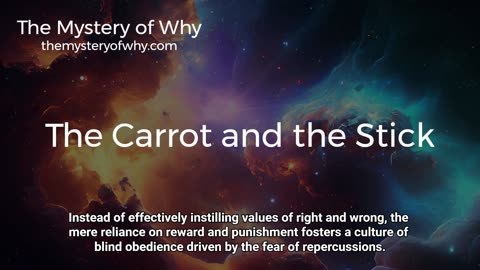 3. The Carrot and the Stick - Wokeism is dead, religion is obsolete.