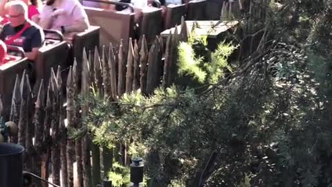 Big Thunder Mountain goes under water