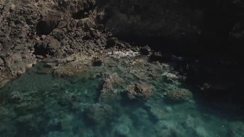 Beautiful rocky shoreline