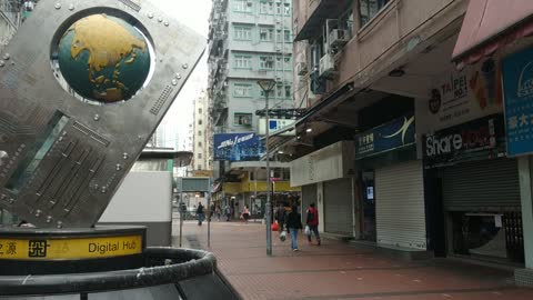 Hongkong road view_A small corner in Shamshuipo_20210306