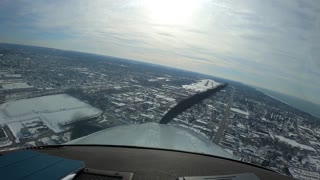 Gusty Crosswind Go-Around KERI 2-1-22