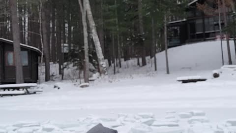 Ice dip in Northern ontario