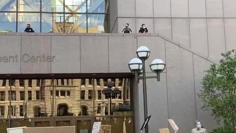 Protest at Minneapolis City Hall