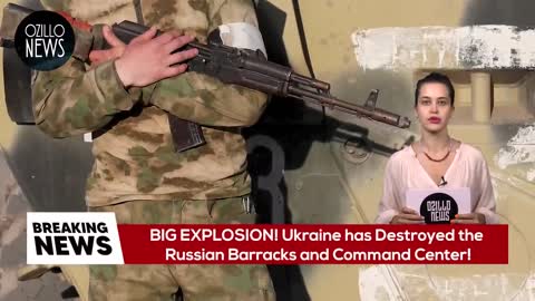 10 minutes ago | Big explosion | Ukraine has destroyed the russian barracks and command center