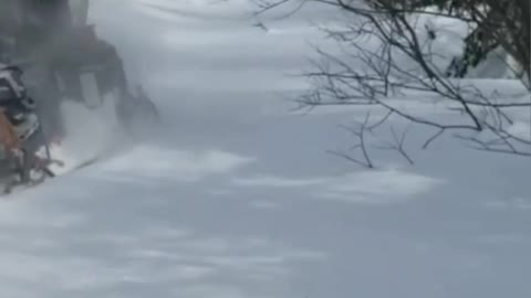 Tempête de neige en 2018