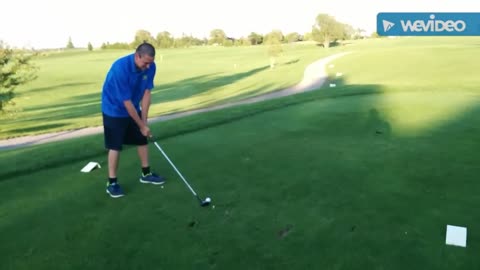 Blue shirt golf noob