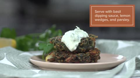 Rainbow Chard Fritters