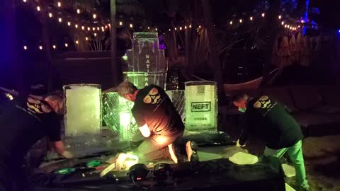 Ice Sculpture Be Carved In Miami Beach