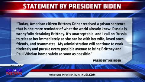 WNBA star, Brittney Griner, sentenced to nine years in Russian prison