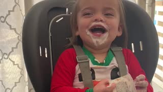 First Time Eating Yogurt