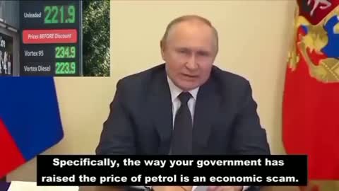 Putin talks about dictatorship