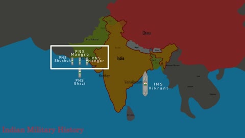 1971 India Pak WAR. INS Vikrant vs PNS Ghazi