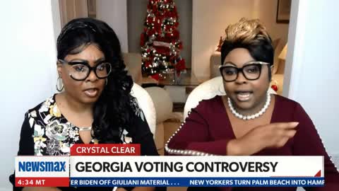 CRYSTAL CLEAR with DIAMOND & SILK ON NEWSMAX - 12/12/20