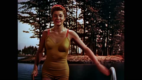 Esther Williams Fiesta 1947 scene remastered 4k