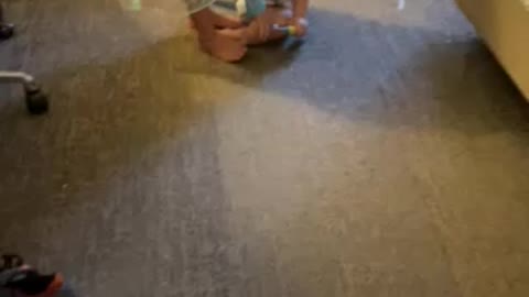 Easton’s First Steps