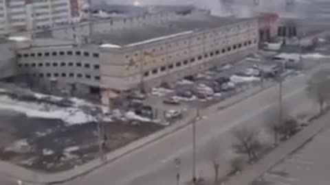 Distressing - Russian Shelling near the Equator shopping centre in Kharkiv Ukraine