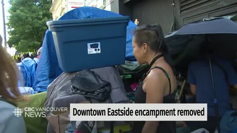 Removal of tents in Downtown Eastside begins