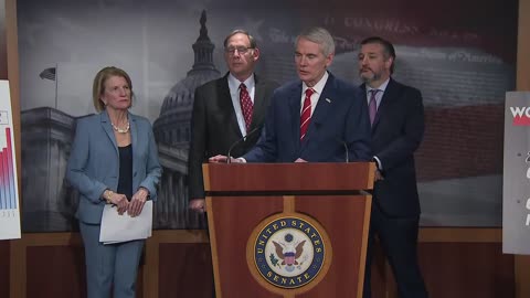 Senator Portman, Senate Republicans hold press conference on border and Title 42