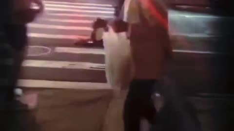 Moment investing banker punches woman on Brooklyn street