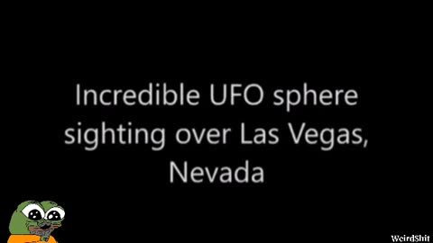 Incredible UFO Sphere Sighting Over Las Vegas Nevada