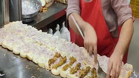 Special Egg Burger Making | Street Food 100+ Burgers #oddlysatisfying #shorts