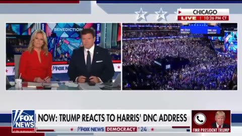 WOAH: Donald Trump Calls Into Fox News Following Kamala Harris' DNC Speech