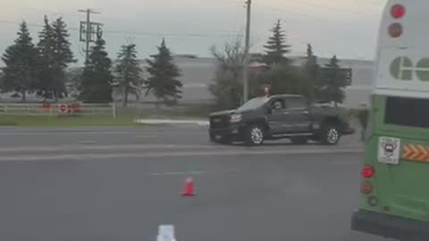 Truck Rollover In Whitby Ontario