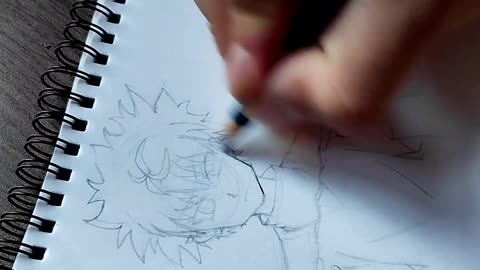 Quick sketch of killua from (hunter x hunter