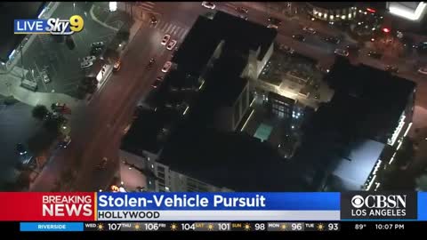 🚨Crazy Driving Stolen Vehicle Police Pursuit of Parolee