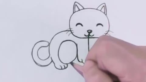 🔴 Very Easy How to turn Words Cat Into a Cartoon Cat. (Wordtoons) learning step by step for kid