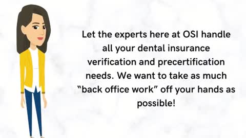 Dental Insurance Verification by Outsource Strategies International