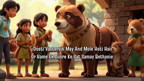 दो मित्र और भालू - एक अनूठी दोस्ती की कहानी "Two Friends and the Bear "#InspirationalStory