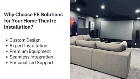 Expert Home Theatre Installation in Houston - FE Solutions