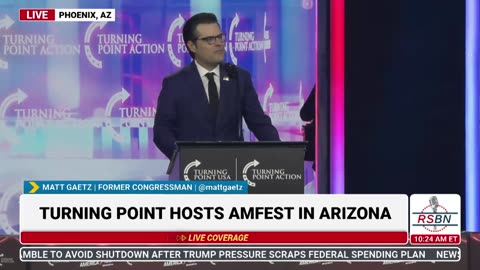 FULL SPEECH: Matt Gaetz TPUSA's America Fest Conference: Day Four - 12/22/24