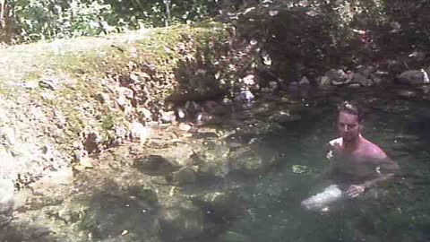 VERY RARE OPPORTUNITY TO SWIM IN A VOLCANIC HOT SPRING HOURS INTO THE JUNGLE OF ECUADOR!!!