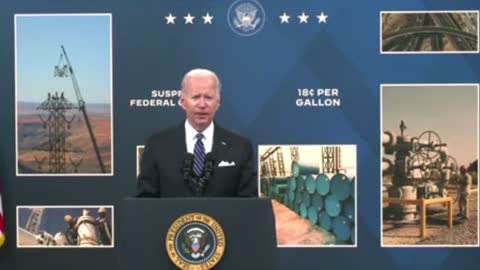 Biden: "I'm calling on Congress to suspend the federal gas tax for the next 90 days."