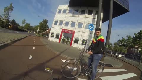 The Best of Dutch Bicycle Cam Cycling Crashes, Accidents!!!