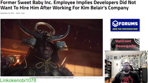 Former Sweet Baby INC Employee Explains Why Developers Did Not Want To Hire Him