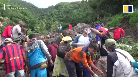 At least 128 killed in flash floods and landslides in Indonesia and East Timor