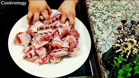 How to Make Delicious Mutton_Mutton Namkeen Rosh Recipe #youtube #food #cooknology