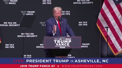 TRUMP LIVE : FULL REMARKS_ President Trump's Plan To Defeat Inflation in Asheville, NC