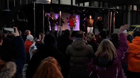 Demo In Göppingen mit Samuel Eckert