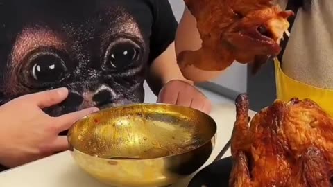 Funny Husband and Wife Eating Trick