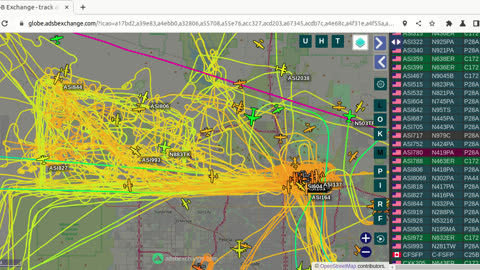 More Bird Nazis over Morristown N332PA Transpac China - Feb 11th 2024